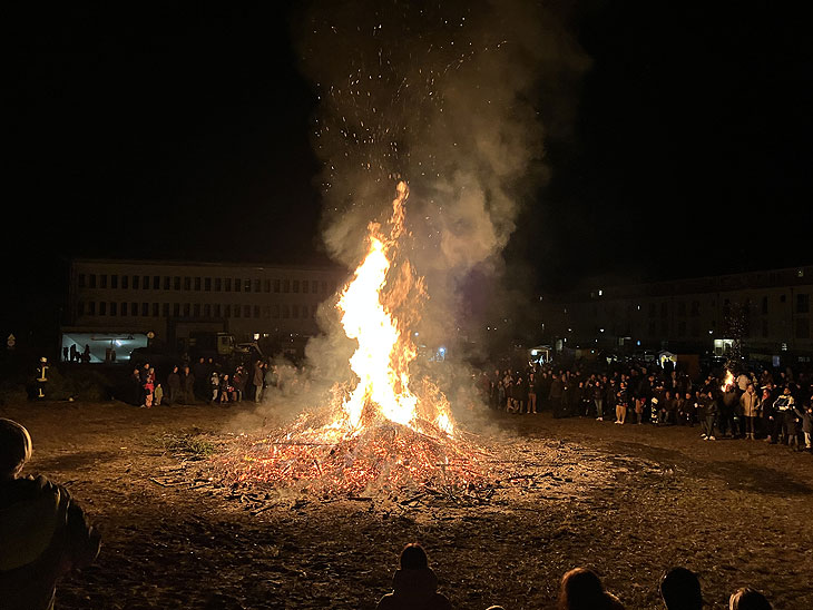 Winterfeuer in Unterbiberg am 25.01.2025, Samstag (©Foto: Marikka-Laila Maisel)
